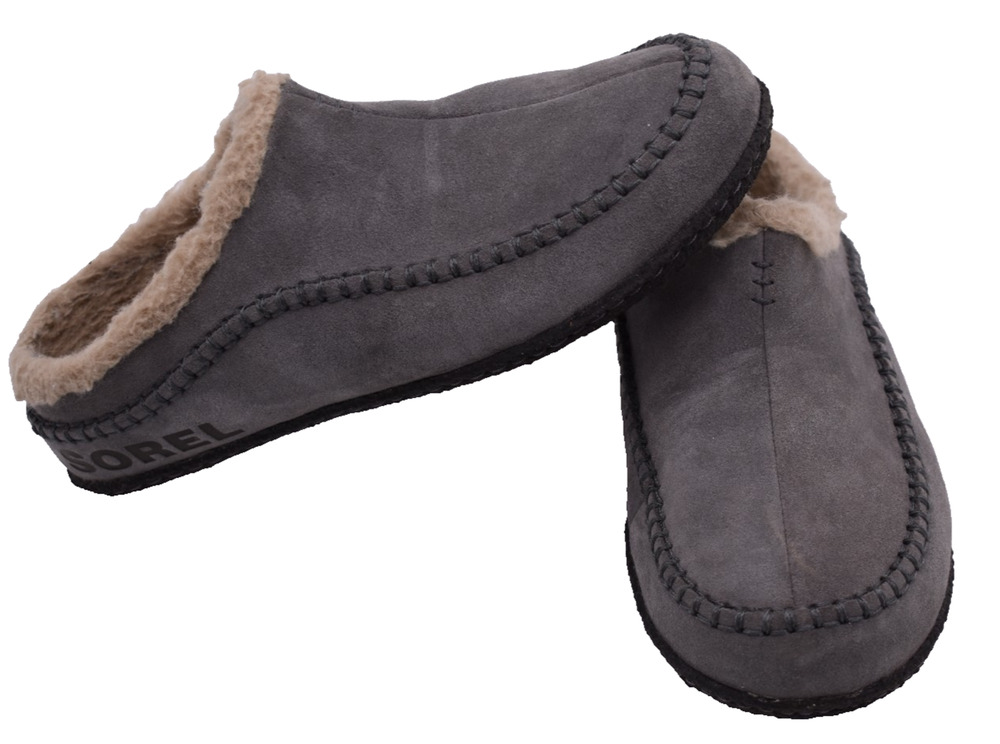 SOREL Falcon Ridge II Slippers -- Quarry Grey/Black NM3462-052 -- Mens 7